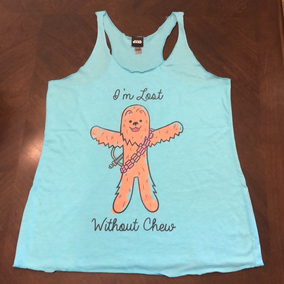 Next Level Apparel Tops - Star Wars Chewbacca Racerback Tee
